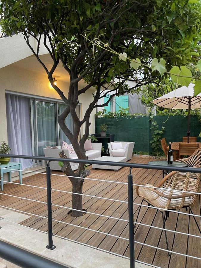 2 Pieces En Rdjardin Avec 2 Grands Terrasses Lägenhet Antibes Exteriör bild